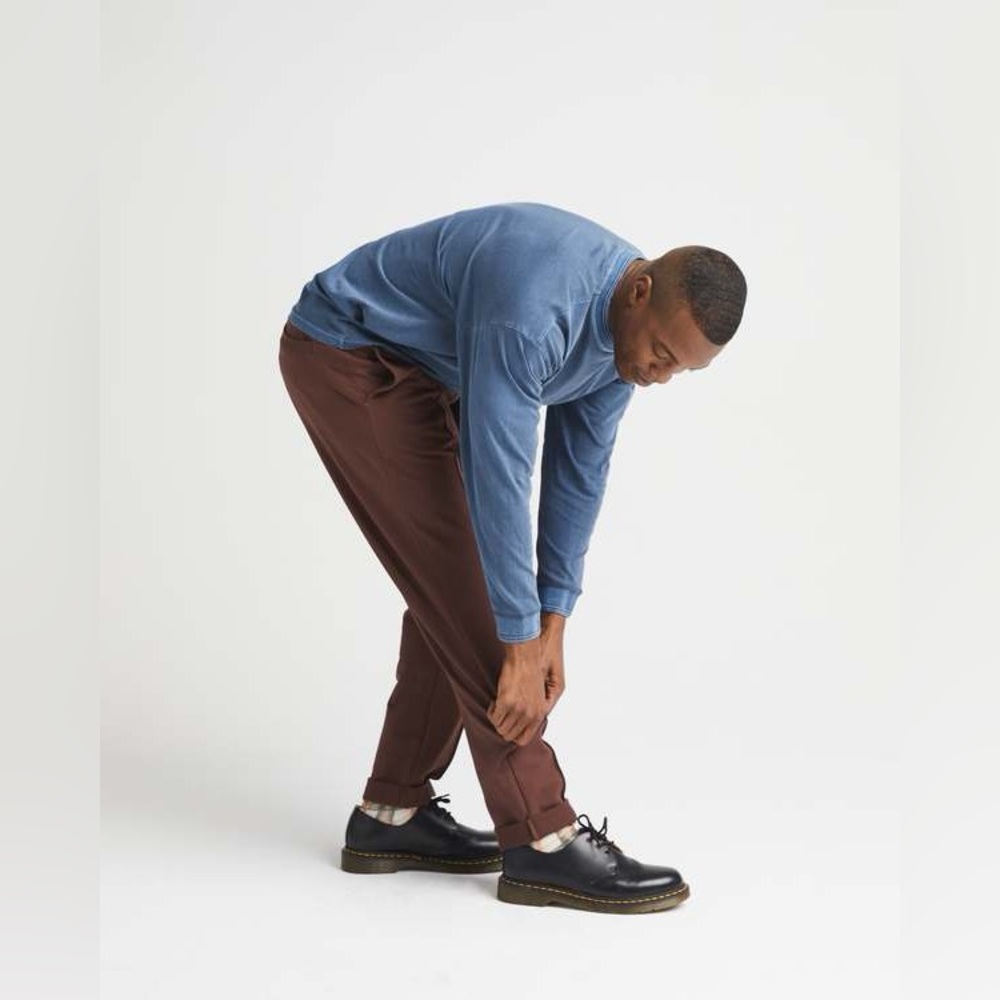 Men’s richerpoorer terry trouser in truffle - Picture 4 of 12